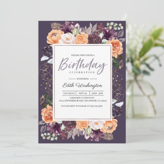 Invitation à l'anniversaire de l'automne de la pêc (Debout devant)