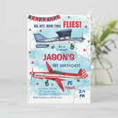 Invitation à l'anniversaire de l'avion (Debout devant)