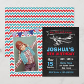 Invitation à l'anniversaire de l'avion (Devant / Derrière)