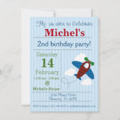 Invitation à l'anniversaire de l'avion (Devant)