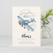 Invitation à l'anniversaire de l'avion | Avion Vin (Debout devant)