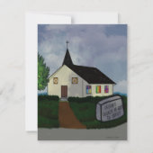 Invitation à l'anniversaire de l'Église (Dos)