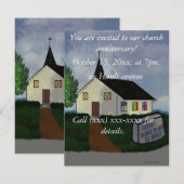 Invitation à l'anniversaire de l'Église (Devant / Derrière)