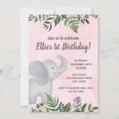 Invitation à l'anniversaire de l'éléphant (Devant)