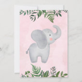 Invitation à l'anniversaire de l'éléphant (Dos)