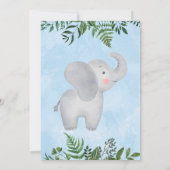 Invitation à l'anniversaire de l'éléphant (Dos)