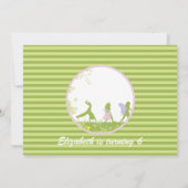 Invitation à l'anniversaire de l'enfant (Dos)