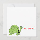 Invitation à l'anniversaire de l'enfant (Dos)