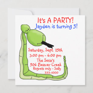 Invitation à l'anniversaire de l'enfant