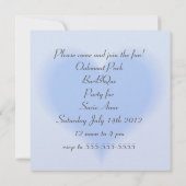 Invitation à l'anniversaire de l'enfant agneau et (Dos)