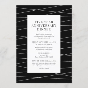 Invitation à l'anniversaire de l'entreprise