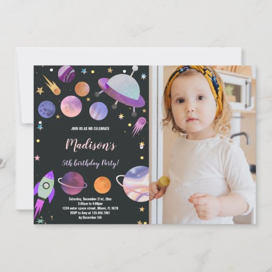 Invitation à l'anniversaire de l'espace extra-atmo (Devant)