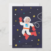 Invitation à l'anniversaire de l'espace extra-atmo (Dos)