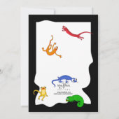 Invitation à l'anniversaire de Lizard (Dos)