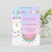 Invitation à l'anniversaire de Llama (Debout devant)