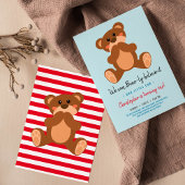 Invitation à l'anniversaire de l'ours en peluche