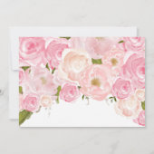 Invitation à l'anniversaire de l'Sweet sixteen ros (Dos)