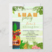 Invitation à l'anniversaire de Luau (Devant)