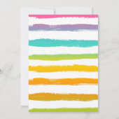 Invitation à l'anniversaire de Luau Hawaiian Luau (Dos)