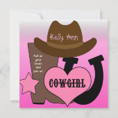 Invitation à l'anniversaire de Lucky Horseshoe (Devant)