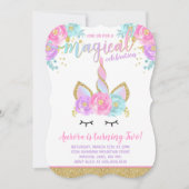 Invitation à l'anniversaire de l'Unicorn (Devant)
