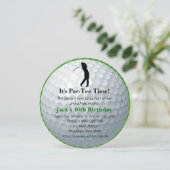 Invitation à l'anniversaire de Man Golf (Debout devant)