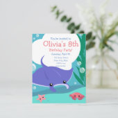 Invitation à l'anniversaire de Manta (Debout devant)