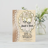 Invitation à l'anniversaire de mariage de 50 ans (Debout devant)