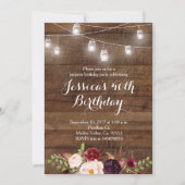 Invitation à l'anniversaire de Marsala String (Devant)