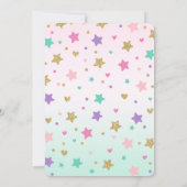 Invitation à l'anniversaire de Mermaid sous le Sea (Dos)