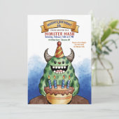 Invitation à l'anniversaire de Monster (Debout devant)