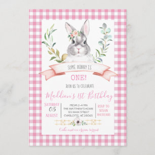 invitation à l'anniversaire de naissance de bunny