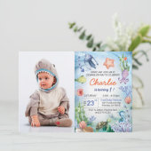 Invitation à l'anniversaire de naissance du requin (Debout devant)