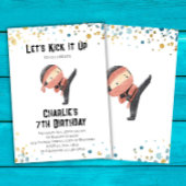 Invitation à l'anniversaire de Ninja - Ninja Party