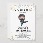 Invitation à l'anniversaire de Ninja - Ninja Party (Devant)