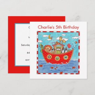Invitation à l'anniversaire de Noé