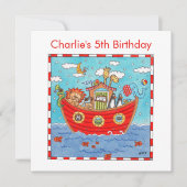 Invitation à l'anniversaire de Noé (Devant)