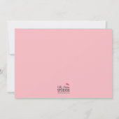 Invitation à l'anniversaire de Owl (Dos)