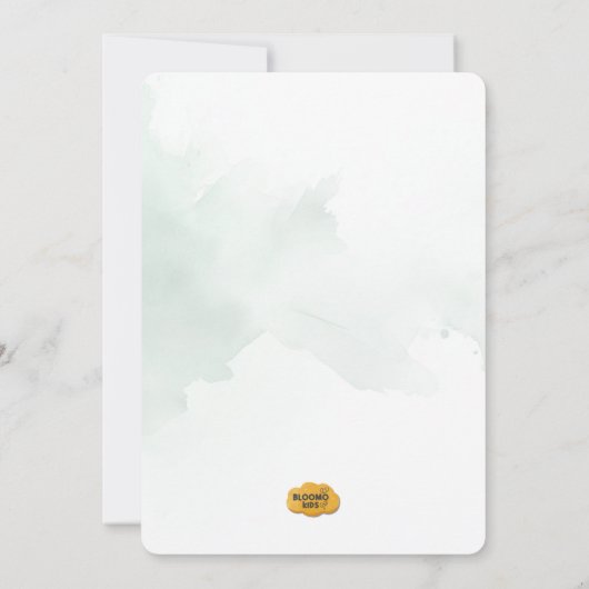 Invitation à l'anniversaire de Panda (Dos)