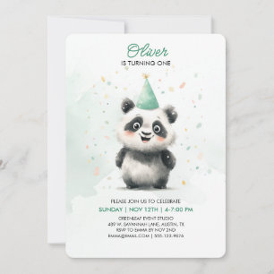 Invitation à l'anniversaire de Panda