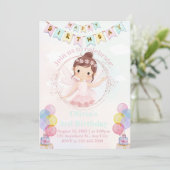 Invitation à l'anniversaire de papillon modifiable (Debout devant)