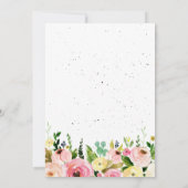 Invitation à l'anniversaire de Pâques, anniversair (Dos)