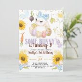 Invitation à l'anniversaire de Pâques de Bunny (Debout devant)