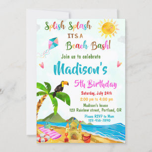 Invitations Faire Part Cartes Anniversaire Toucan Zazzle