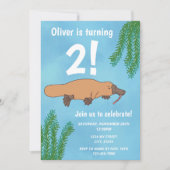 Invitation à l'anniversaire de Platypus (Devant)