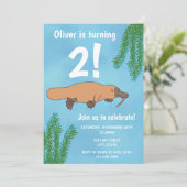 Invitation à l'anniversaire de Platypus (Debout devant)