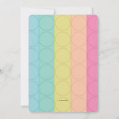 Invitation à l'anniversaire de Pop It Kid (Dos)