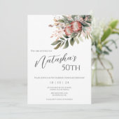 Invitation à l'anniversaire de Protea (Debout devant)