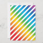 Invitation à l'anniversaire de Rainbow (Dos)