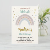 Invitation à l'anniversaire de Rainbow (Debout devant)